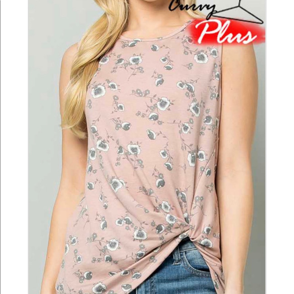 Floral Knot Top